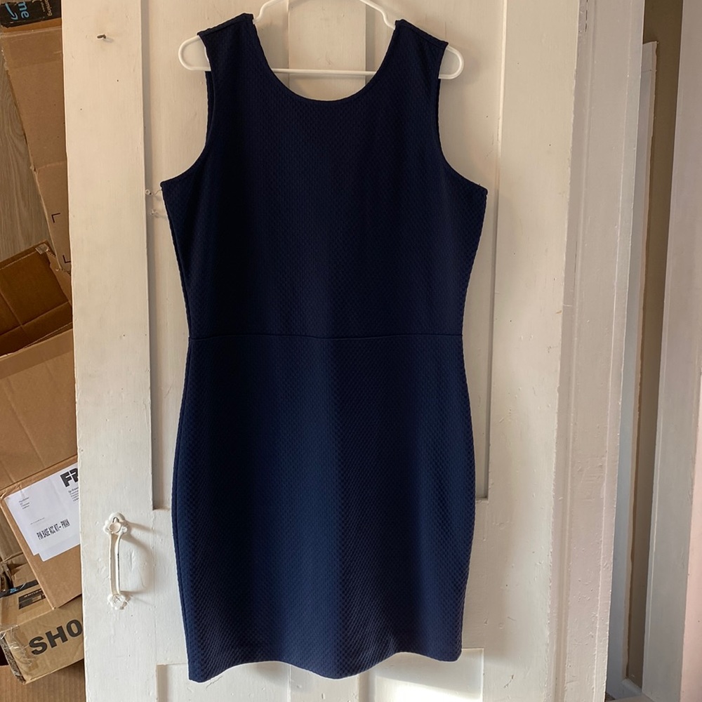 Blue Pencil Dress